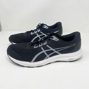 Asics Gel Contend 8 Amplifoam Running Shoes Men's Size 12 Black White